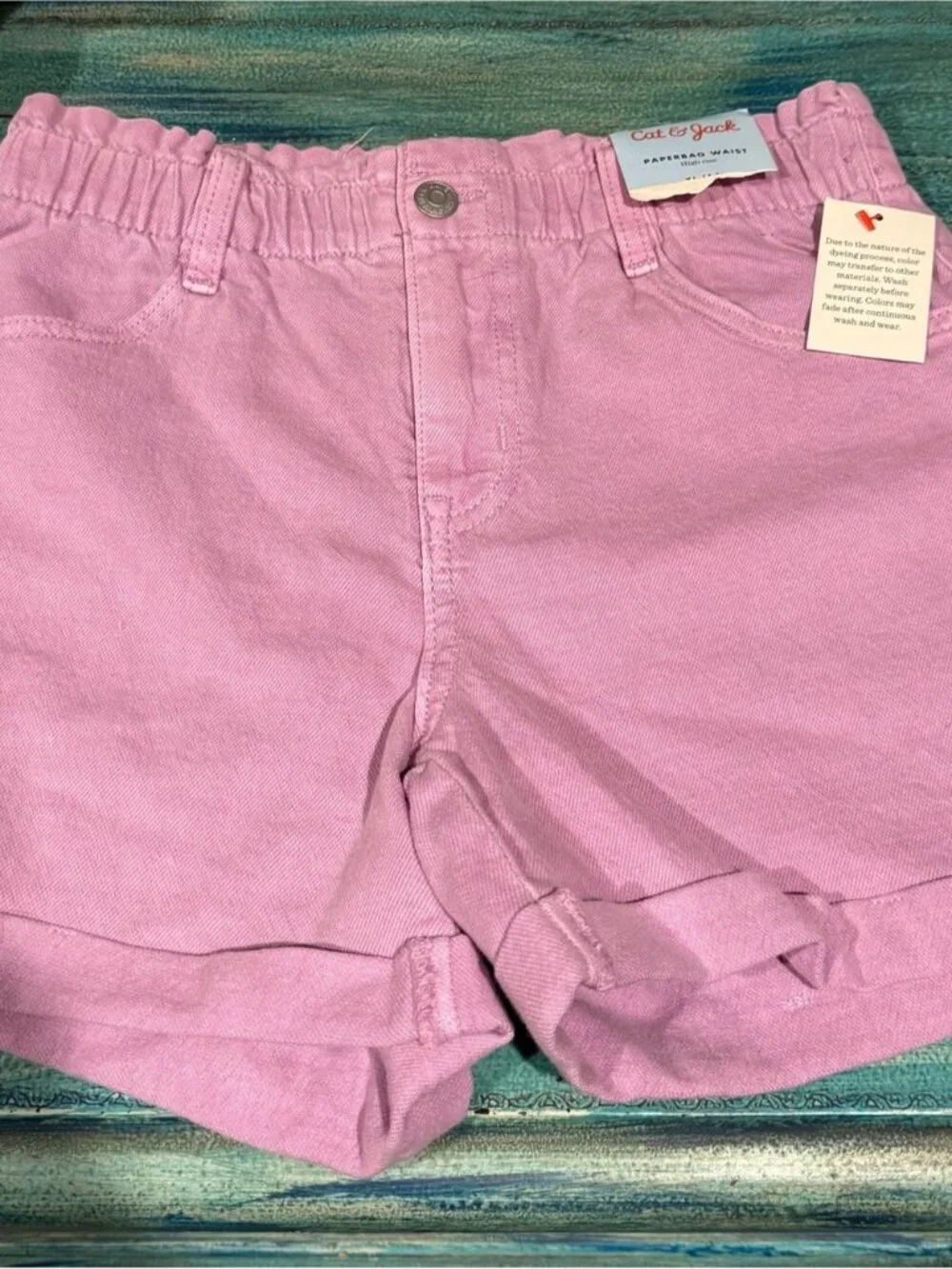 Cat & Jack Pink High-Waist Girls' Shorts